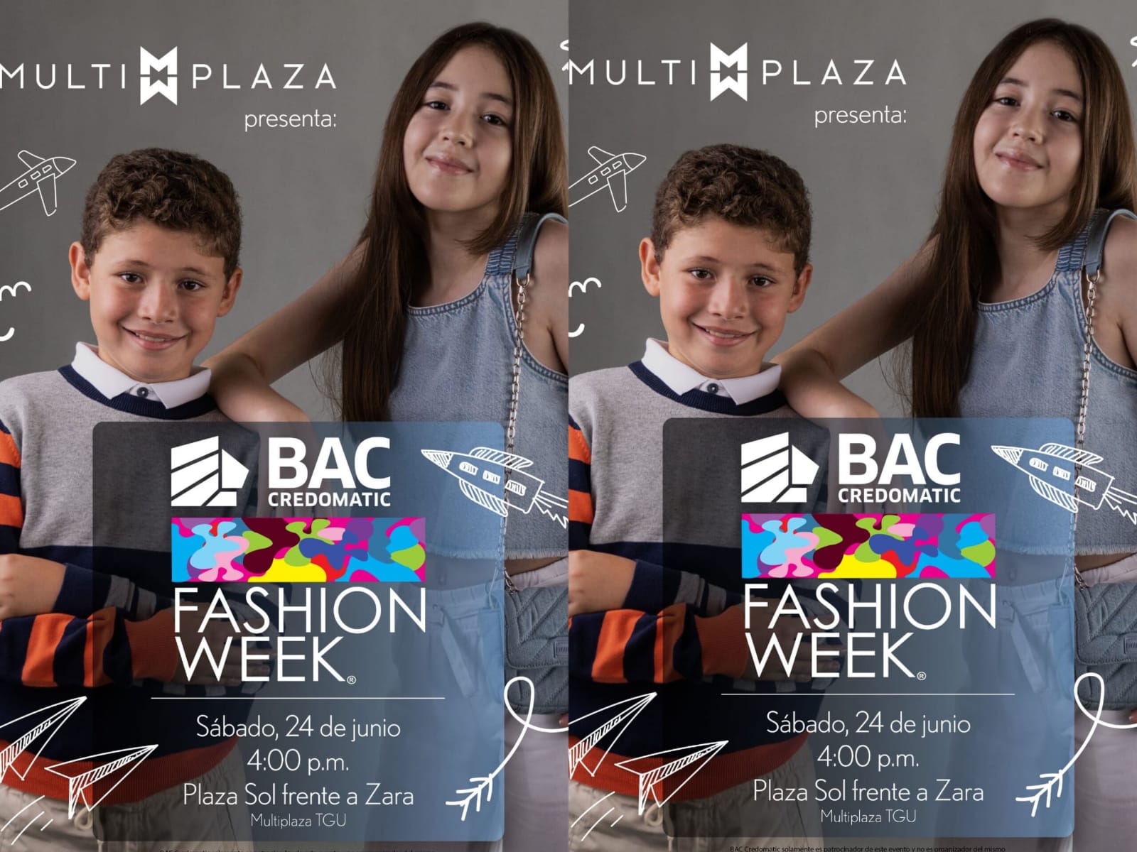 Multiplaza presenta BAC Credomatic fashion week 2023