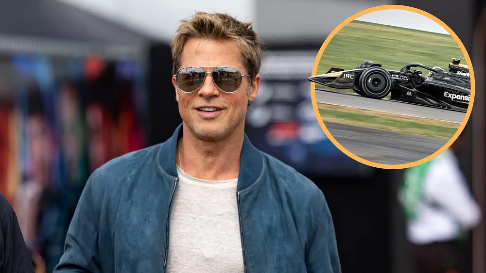 Equipo ficticio de Brad Pitt ya rueda en paddock en Silverstone