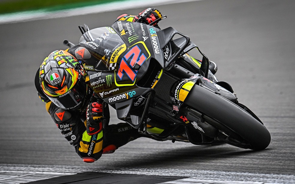 Marco Bezzecchi dominó el Warm Up en Silverstone