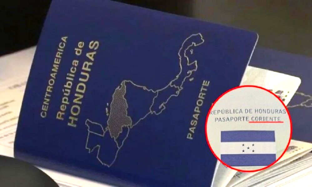 Honduras: "Error ortográfico en pasaporte"