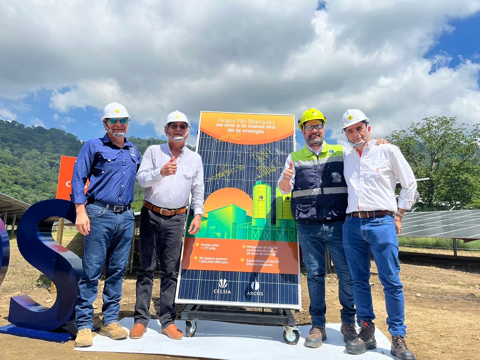 Cementos Argos inaugura, en Choloma, segunda granja de energía solar