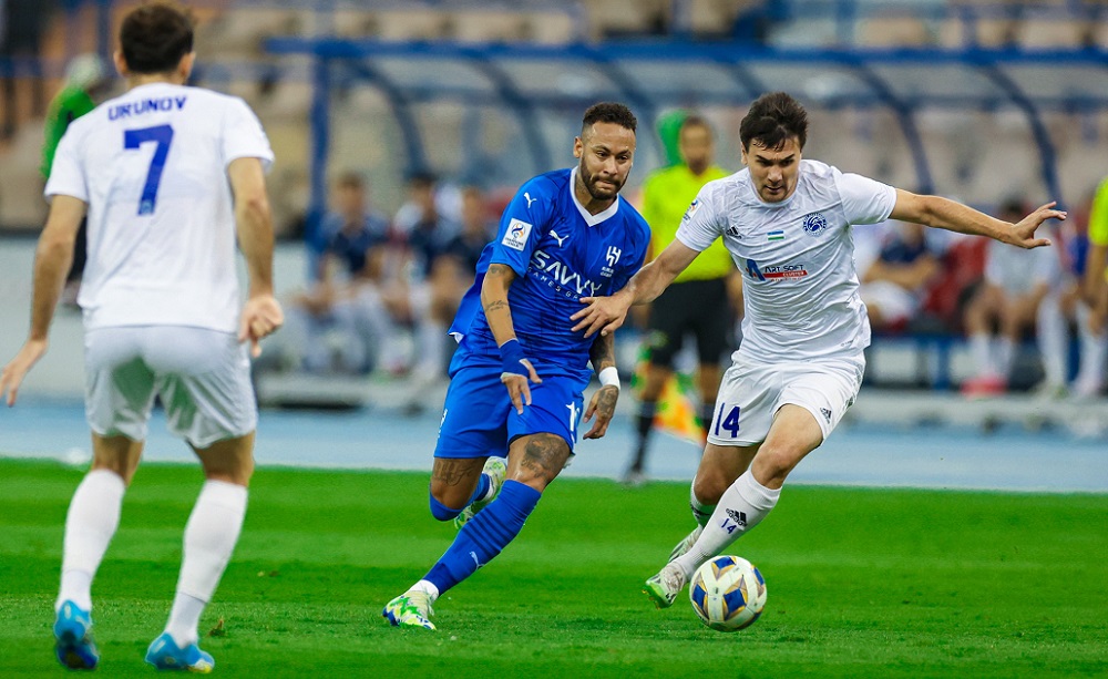 Neymar debutó en la Champions de Asia