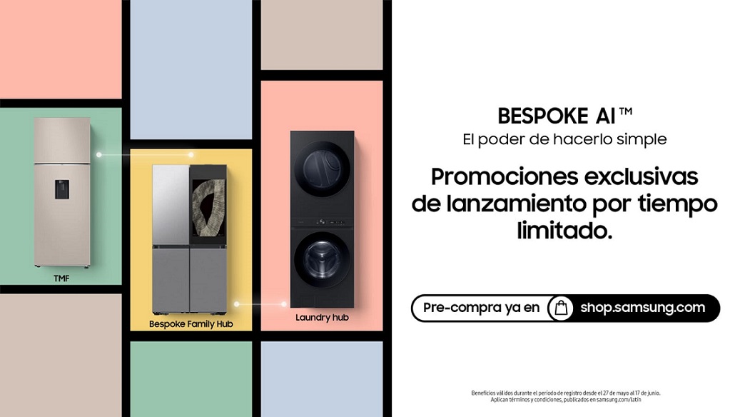¡Conoce la nueva línea de electrodomésticos Samsung!