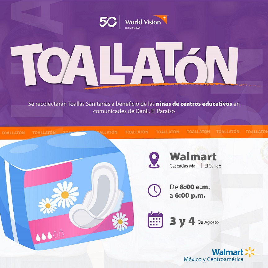 World Vision y Walmart lanzan "Toallatón 2024"