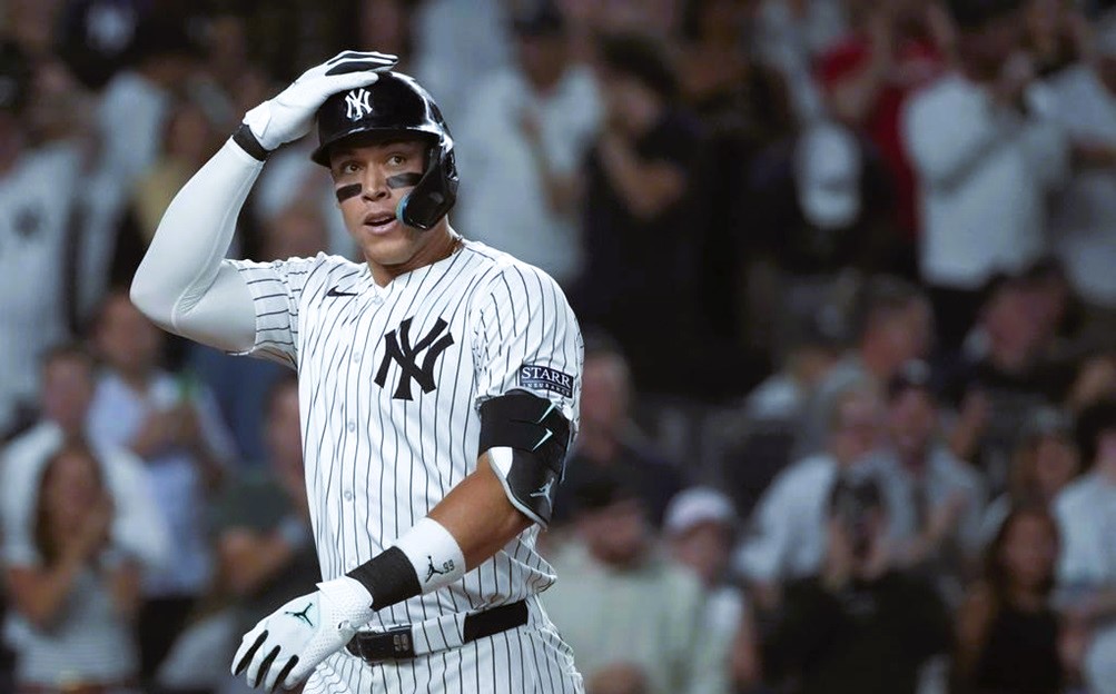 Judge lidera victoria aplastante de los Yankees