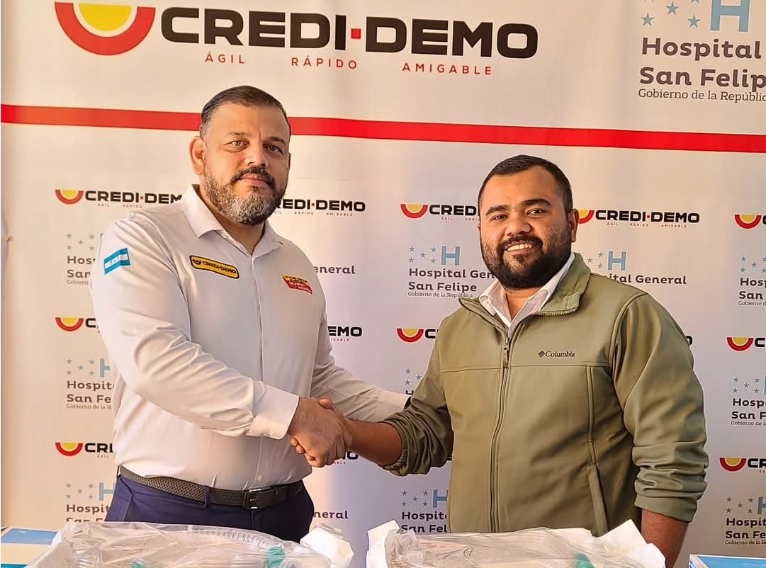 CREDI-DEMO fortalece la atención en el Hospital San Felipe con donación médica