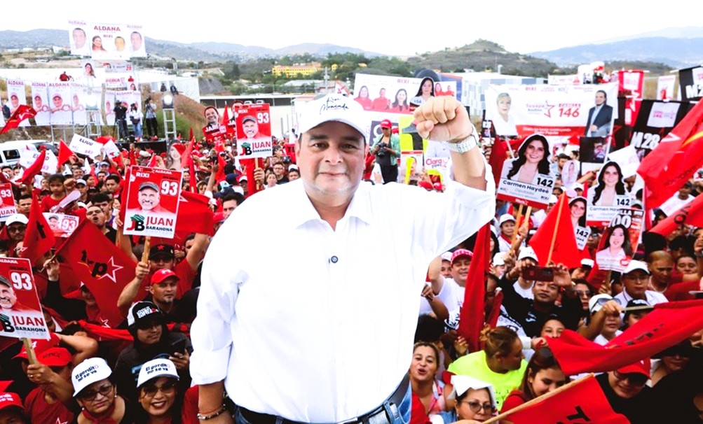 Aldana impulsa su reelección con fuerte apoyo en Comayagüela