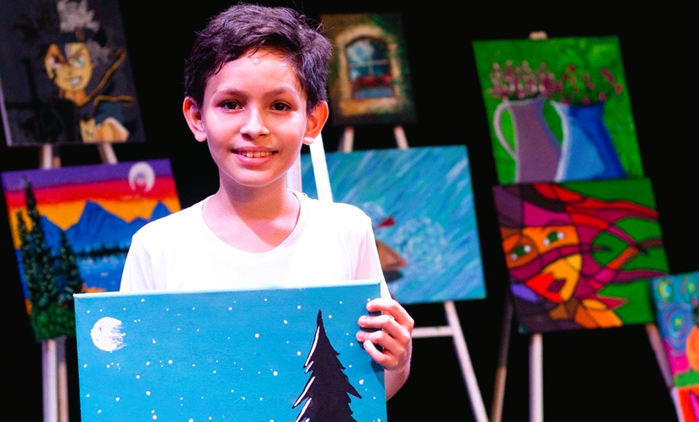 Niñez creativa brilla con descuento en talleres artísticos del CCI SPS