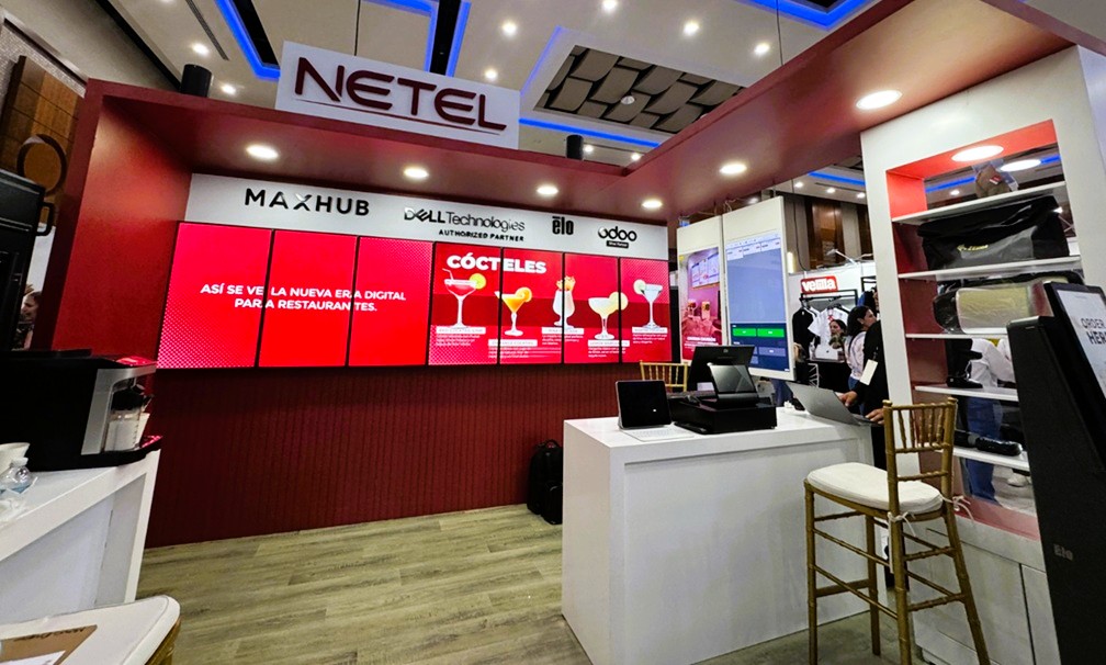 NETEL revoluciona sector tecnología interactiva en EXPO-HORECA 2025
