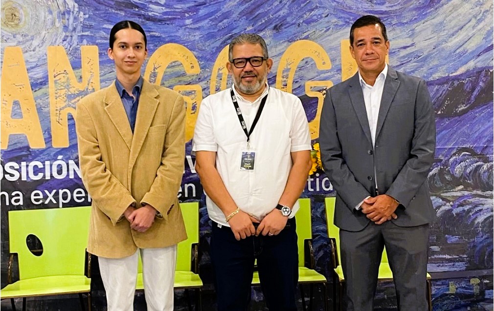 Bryan Sierra/ Representante City Mall Charlie Rivera/ Director Almas Producciones Luis Ortega/ Gerente de Negocio y Promociones, BAC Honduras