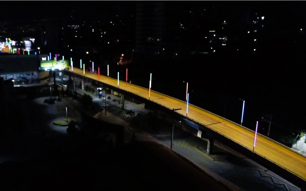 Tegucigalpa brilla: luz y color transforman la capital