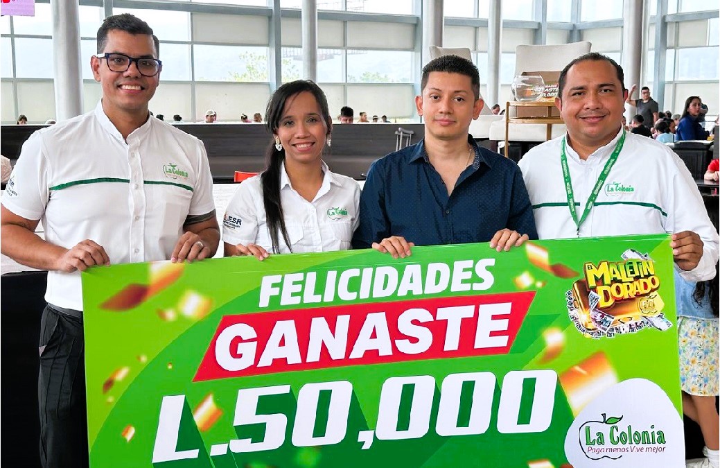La Colonia premia con sorteo del maletín dorado en la zona norte