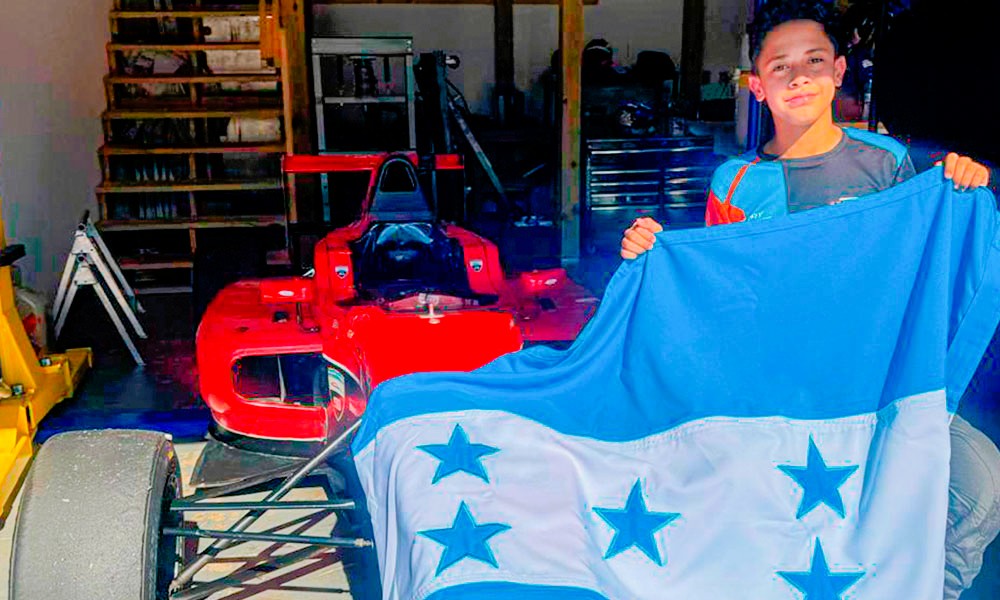 Jeray Perdomo acelera historia del automovilismo hondureño