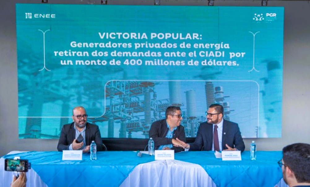 ENEE: Honduras libra 400 millones en demandas internacionales