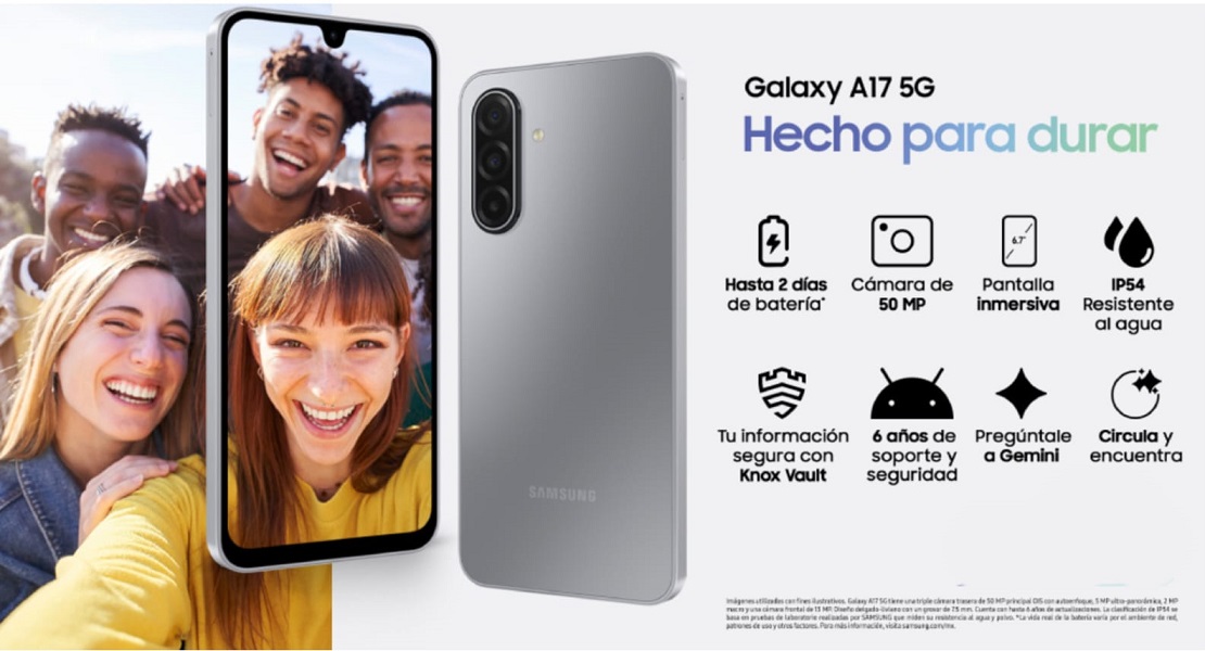 Samsung refuerza la seguridad: Galaxy A17 y A07 llegan con protección avanzada