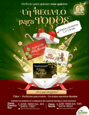 Supermercados La Colonia Tarjesta de Regalo 