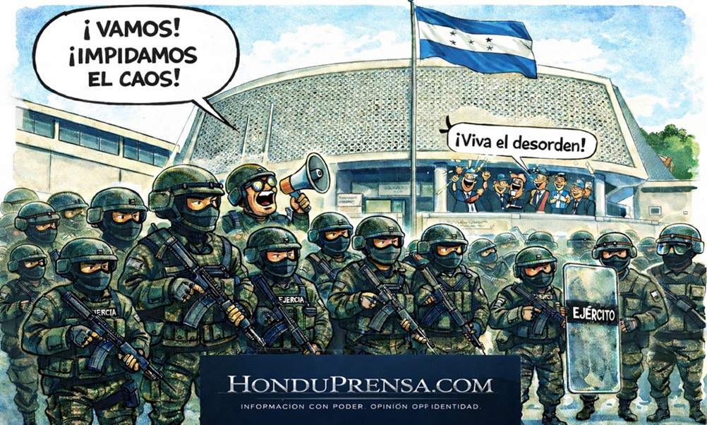 Ejército toma control del centro histórico previo al Legislativo