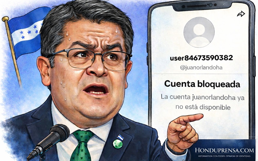 TikTok bloquea cuenta de Juan Orlando Hernández