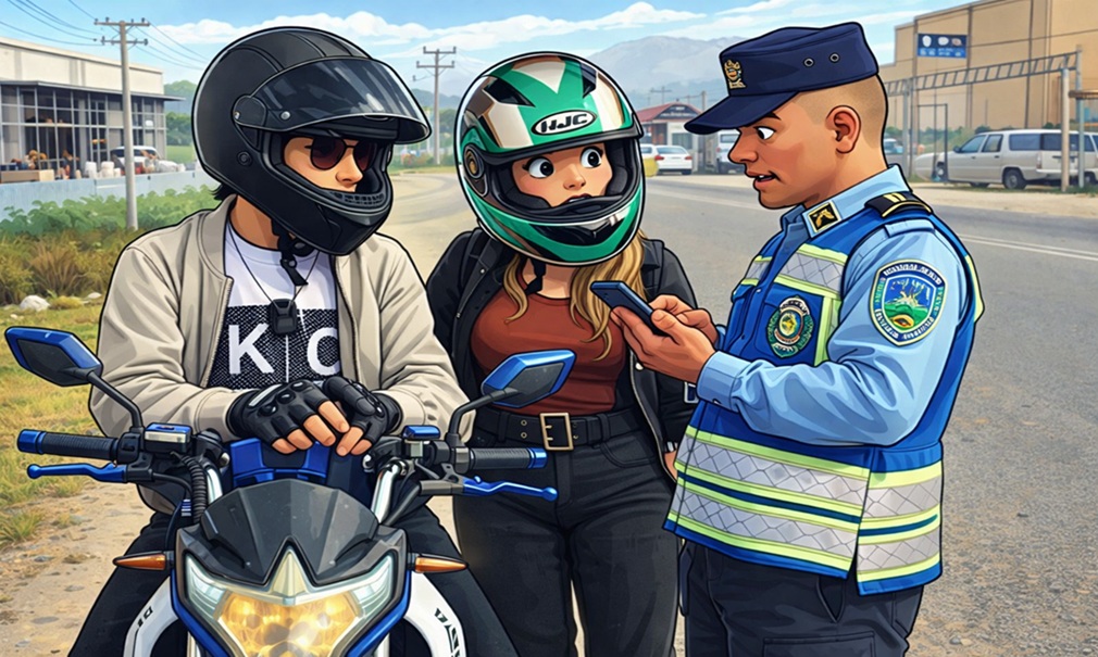 Multa vigente sacude a motociclistas sin chaleco