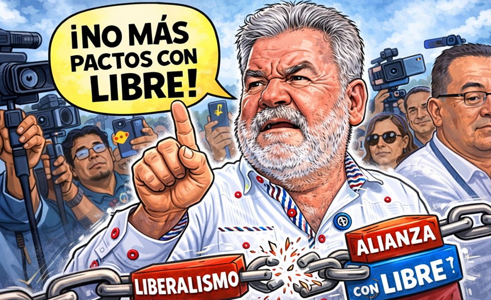 Contreras impone postura liberal firme ante acuerdos con LIBRE