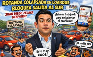 Juan Diego Zelaya enfrenta furia por caos vial