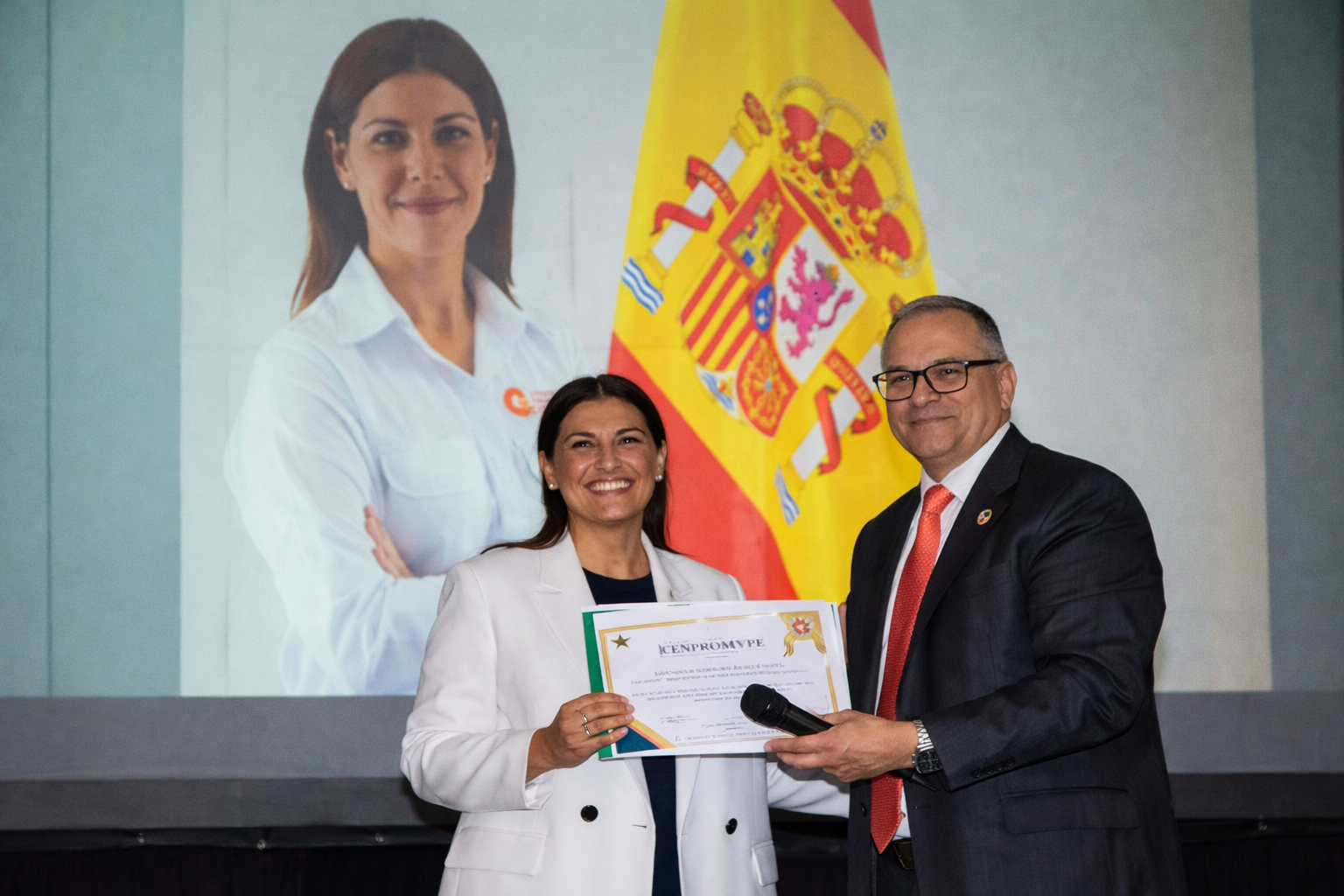 María Aguado Álvarez de Sotomayor y Juan José Lagos.