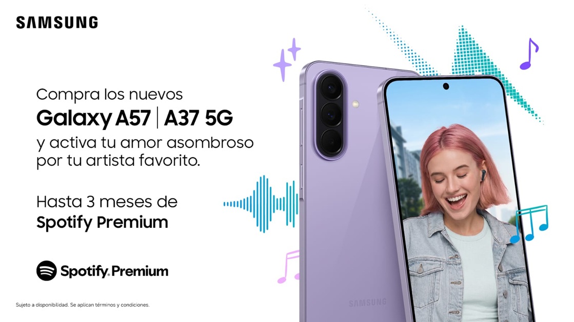 Samsung activa alianza con Spotify para impulsar Galaxy A