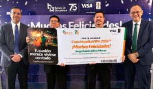Banco de Occidente junto a VISA celebran ruta al Mundial FIFA 26