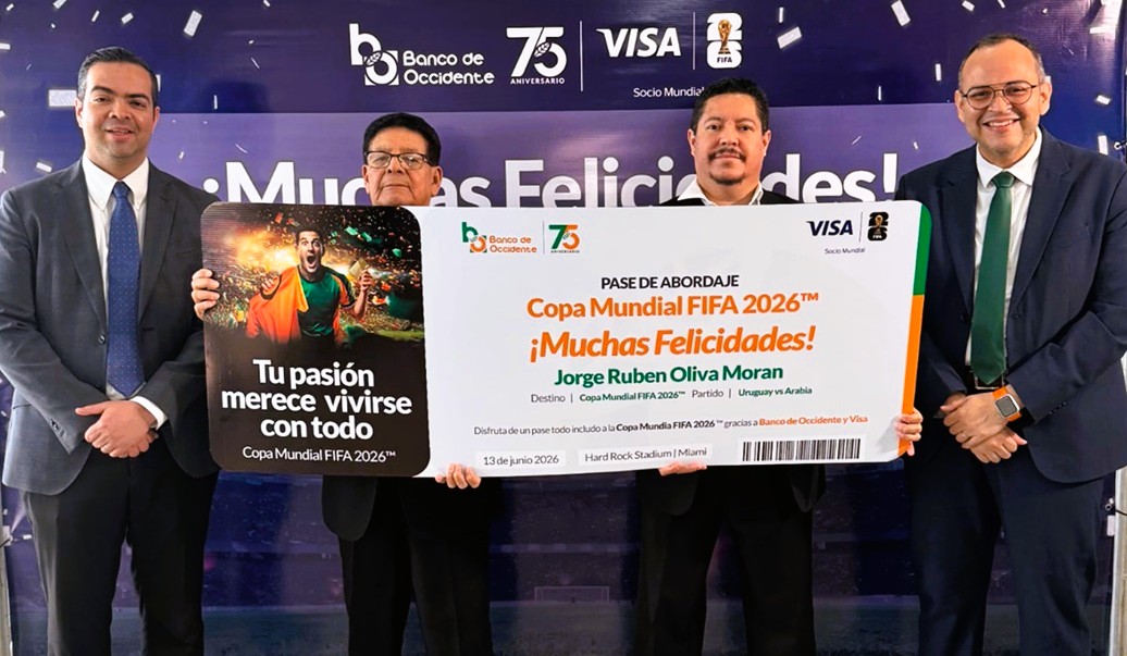 Banco de Occidente junto a VISA celebran ruta al Mundial FIFA 26
