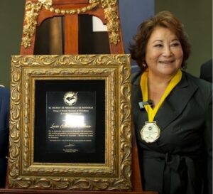 Lucía Alvarado eleva voz firme por prensa digna en Honduras
