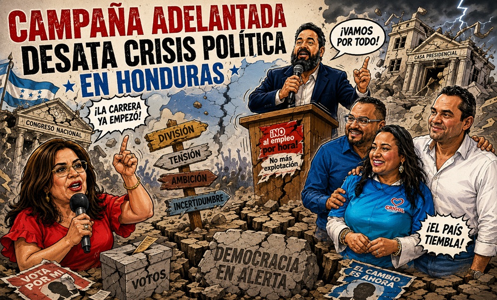 Campaña adelantada desata crisis política en Honduras