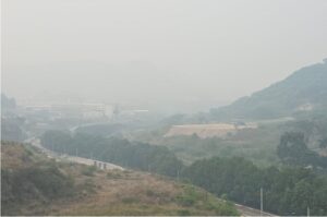 Contaminación extrema asfixia Tegucigalpa