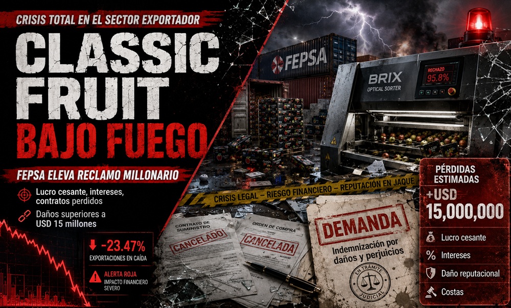 Classic Fruit queda contra las cuerdas por reclamo FEPSA