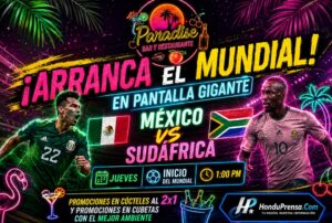Paradise enciende fiebre mundialista en pantalla gigante