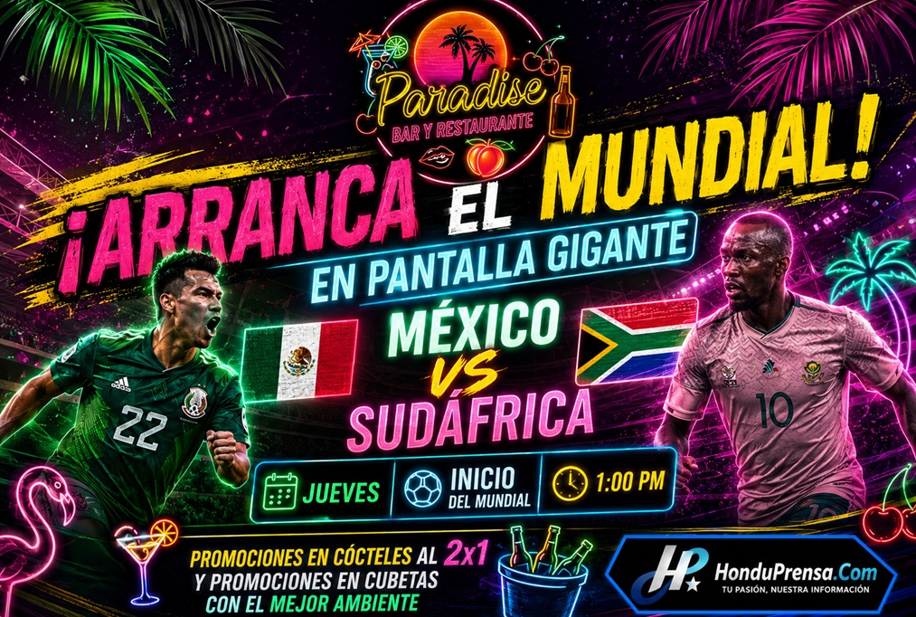 Paradise enciende fiebre mundialista en pantalla gigante