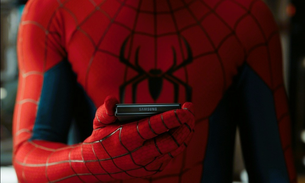 Spider-Man impulsa era plegable de Samsung Galaxy