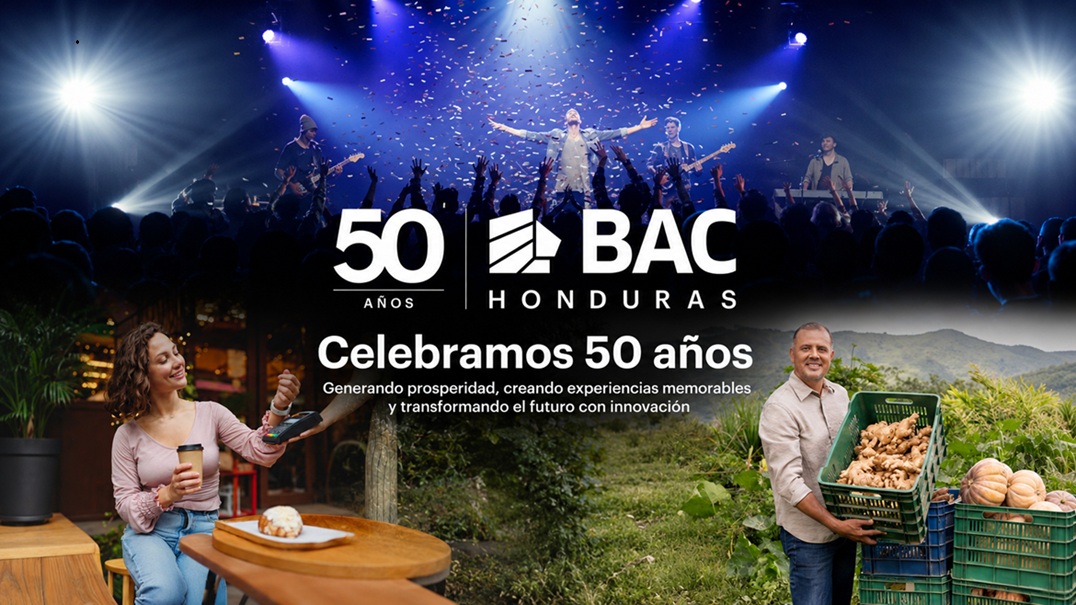 BAC cumple 50 años como motor de confianza financiera en Honduras