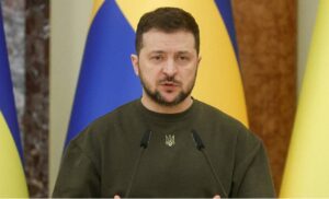 Zelenski condecora a Musk