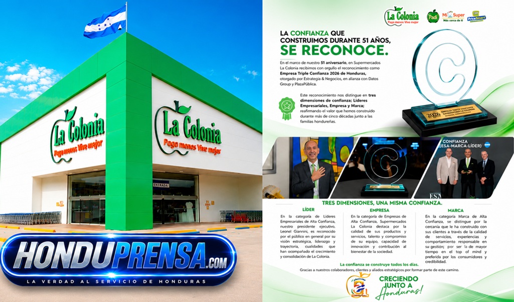 La Colonia conmemora 51 años respaldada por Triple Confianza en Honduras